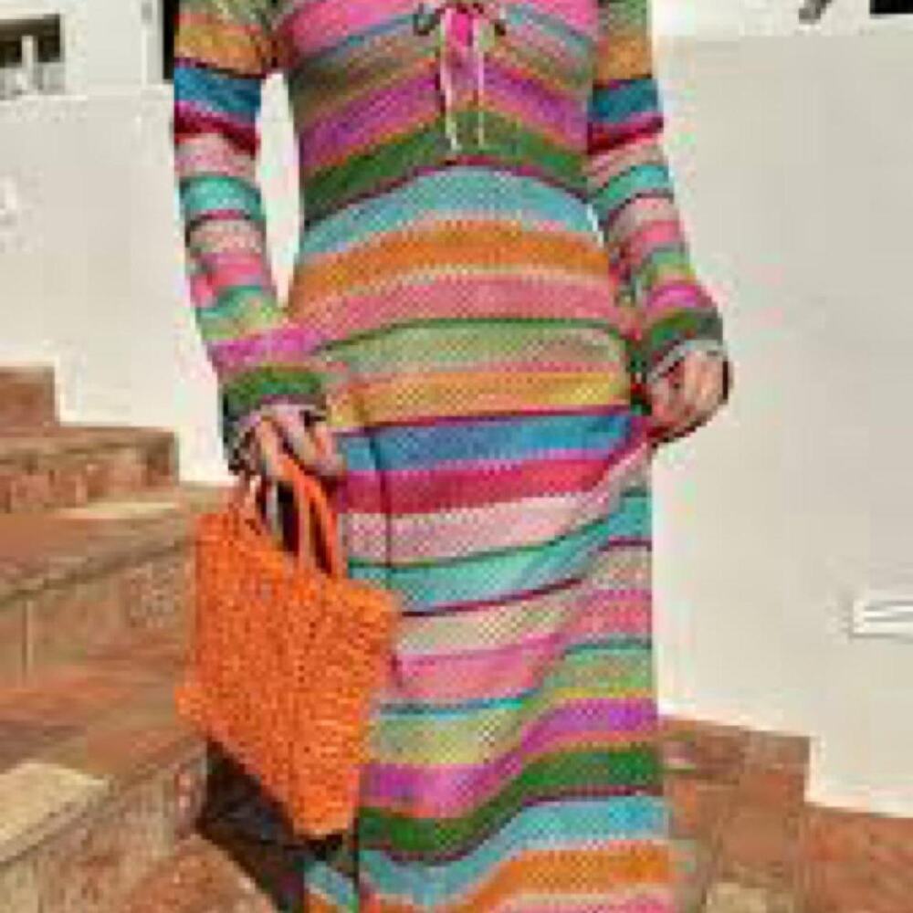 Mumu the label multicolored horizontal